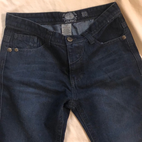 Vintage Brass Blue Denim Jeans Men’s 30 x 30 - Picture 2 of 7